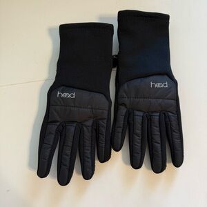 Head Black Gloves Size Medium Faux Fur Fleece